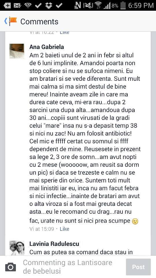 Păreri & Testimoniale brățară chihlimbar bebe 31 Păreri & testimoniale brățară chihlimbar bebe