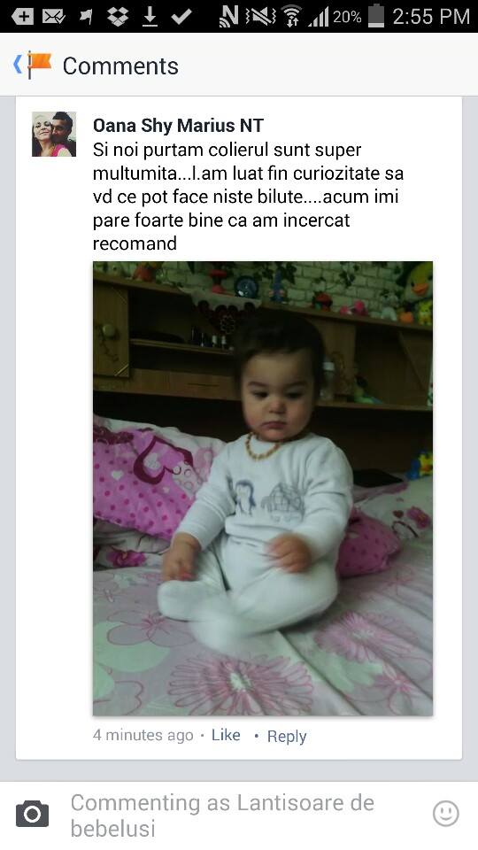 Păreri & Testimoniale brățară chihlimbar bebe 26 Păreri & testimoniale brățară chihlimbar bebe