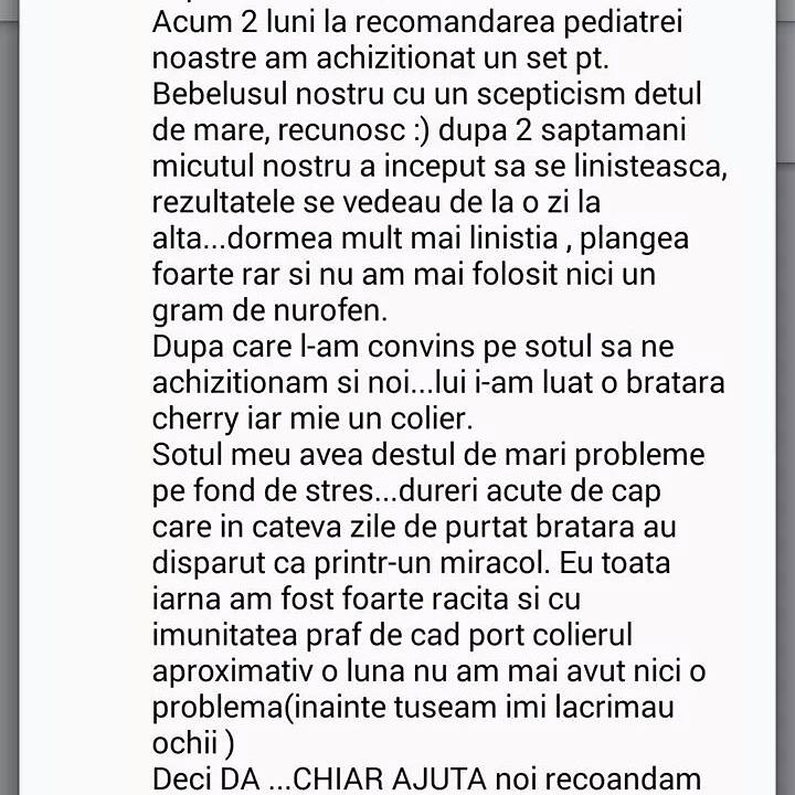 Păreri & Testimoniale brățară chihlimbar bebe 30 Păreri & testimoniale brățară chihlimbar bebe