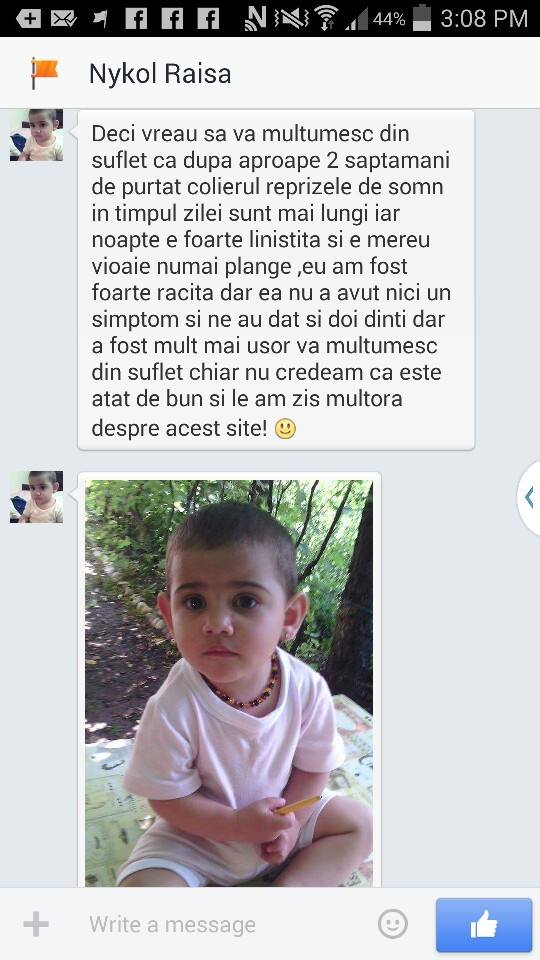 Păreri & Testimoniale brățară chihlimbar bebe 23 Păreri & testimoniale brățară chihlimbar bebe