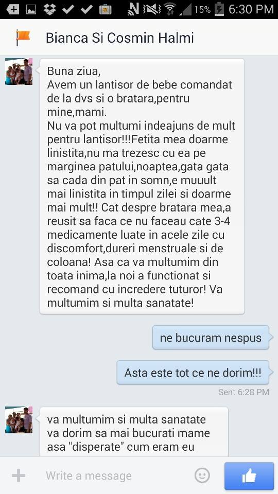Păreri & Testimoniale brățară chihlimbar bebe 32 Păreri & testimoniale brățară chihlimbar bebe