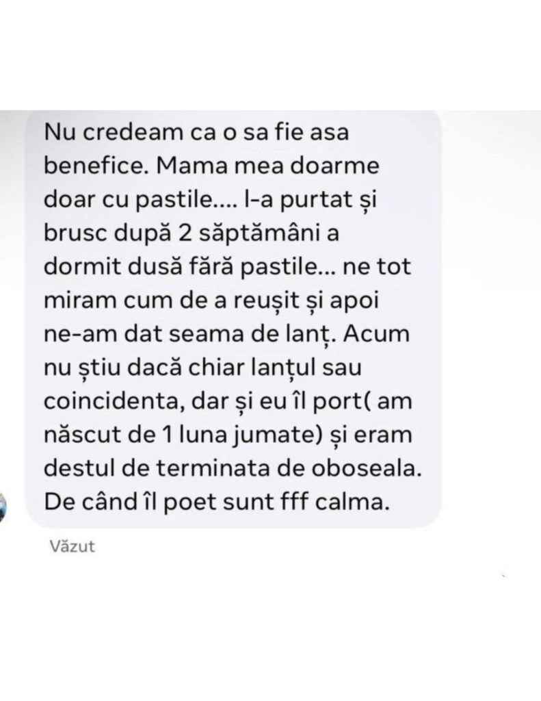 Păreri & testimoniale brățară chihlimbar bebe