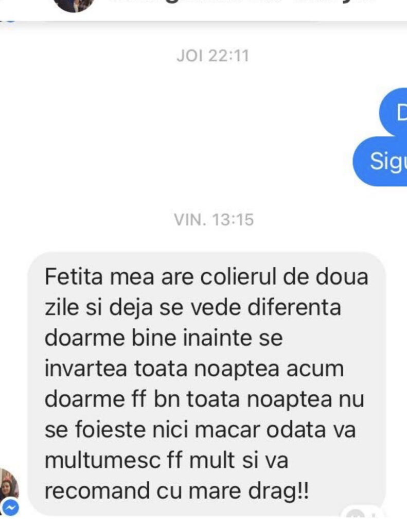 Păreri & testimoniale brățară chihlimbar bebe