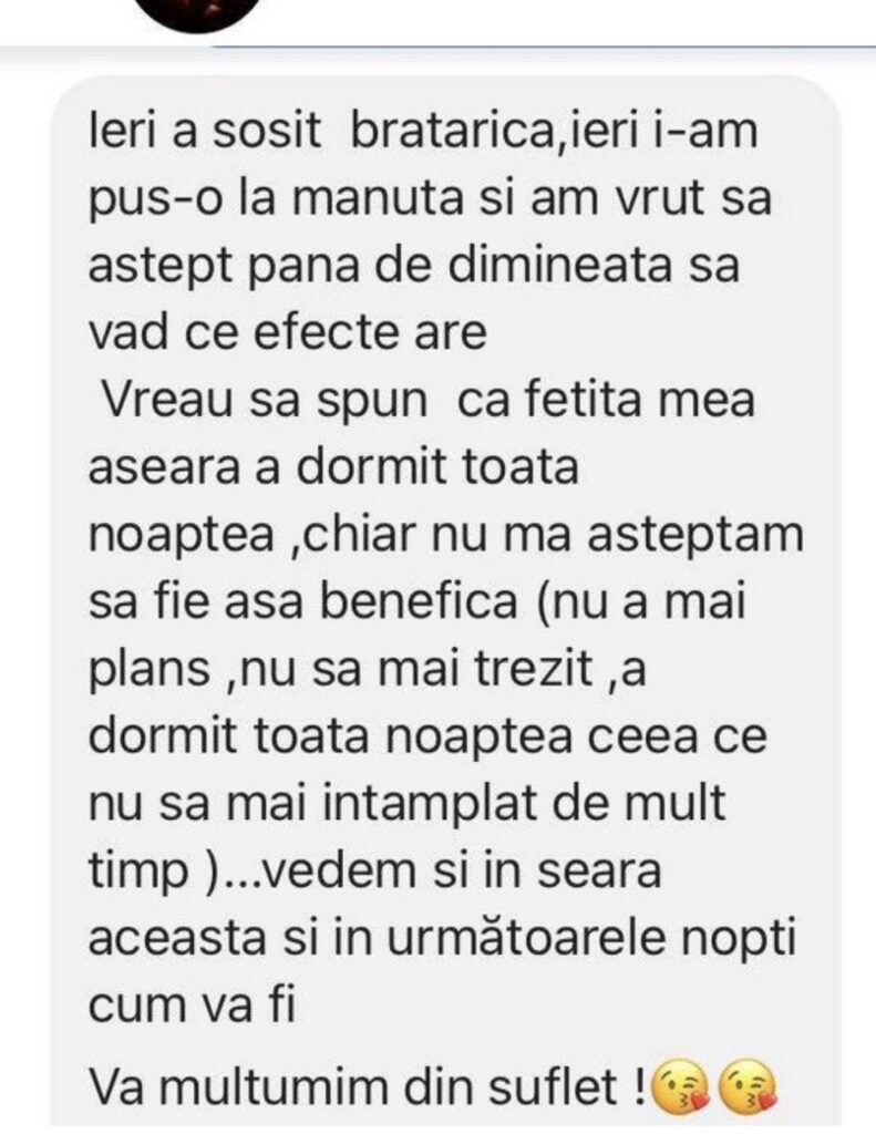 Păreri & testimoniale brățară chihlimbar bebe